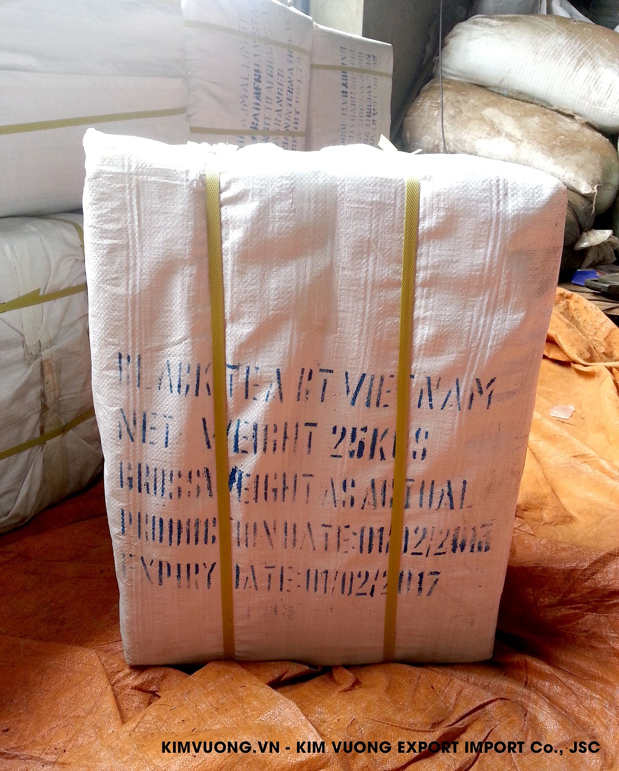 Baled tea exports - KIM VUONG EXPORT IMPORT Co.,JSC
